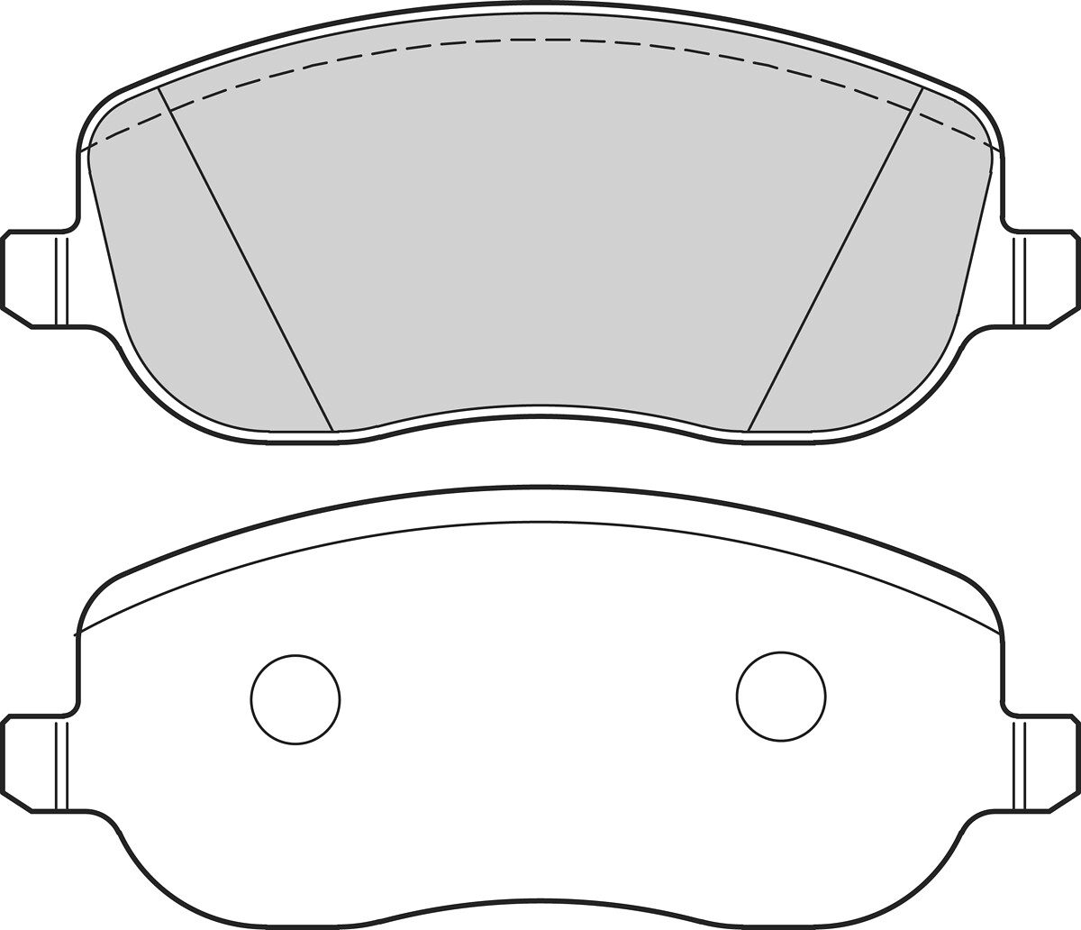 BRAKE PADS FIRST CITROEN C8
